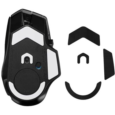 kwmobile Muispad compatibel met Logitech G502 X Plus Zelfklevende vervangende muisvoet van zacht rubber zwart kwmobile Muispad compatibel met Logitech G502 X Plus Zelfklevende vervangende muisvoet van zacht rubber zwart