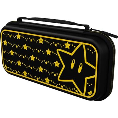 PDP Plus Glow Super Star reisetui voor Nintendo Switch, Nintendo Switch Lite, Nintendo Switch, OLED-model, Super Star, Super Star PDP Plus Glow Super Star reisetui voor Nintendo Switch, Nintendo Switch Lite, Nintendo Switch, OLED-model, Super Star, Super Star