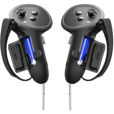 KIWI design G4 Pro controller-handgrepen compatibel met Meta Quest 3/3S, geaccrediteerd door Meta KIWI design G4 Pro controller-handgrepen compatibel met Meta Quest 3/3S, geaccrediteerd door Meta