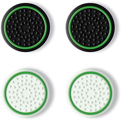 GXTrust Dop voor Xbox Series X/S Controller-stick, zwart, 4 stuks Siliconen beschermhoes voor duim, Thumb Grips GXTrust Dop voor Xbox Series X/S Controller-stick, zwart, 4 stuks Siliconen beschermhoes voor duim, Thumb Grips