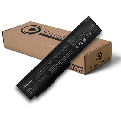 Visiodirect ® Accu voor ASUS M-60-J M-60-Vp Pro-62 Pro-64 A32-N61, 11,1 V, 4400 mAh Visiodirect ® Accu voor ASUS M-60-J M-60-Vp Pro-62 Pro-64 A32-N61, 11,1 V, 4400 mAh
