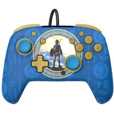 PDP Rematch met snoer Hyrule Blue Controller PDP Rematch met snoer Hyrule Blue Controller