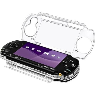 TNP Products TNP transparante harde hoes voor PSP 3000 & 2000 volledige bescherming met Sony compatibel display TNP Products TNP transparante harde hoes voor PSP 3000 & 2000 volledige bescherming met Sony compatibel display