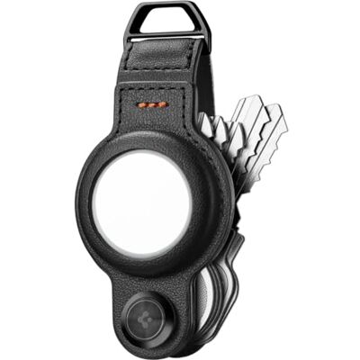 Spigen Valentinus Pro Sleutelorganizer voor AirTag 2/1 met ring Organizer van hoogwaardig veganistisch leer met geïntegreerde D-ring, tot 5 sleutels, zwart Spigen Valentinus Pro Sleutelorganizer voor AirTag 2/1 met ring Organizer van hoogwaardig veganistisch leer met geïntegreerde D-ring, tot 5 sleutels, zwart