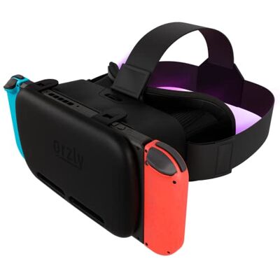 Orzly VR-headset voor Nintendo Switch & Switch OLED-console met verstelbare lens voor een virtual reality-game-ervaring en voor Labo VR zwart geschenkdoos Orzly VR-headset voor Nintendo Switch & Switch OLED-console met verstelbare lens voor een virtual reality-game-ervaring en voor Labo VR zwart geschenkdoos