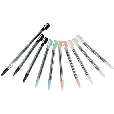 vhbw 10 stuks intrekbare touchpen compatibel met Nintendo 2DS, DSi XL, DS Lite, DSi Game Console 8,8 cm lang vhbw 10 stuks intrekbare touchpen compatibel met Nintendo 2DS, DSi XL, DS Lite, DSi Game Console 8,8 cm lang