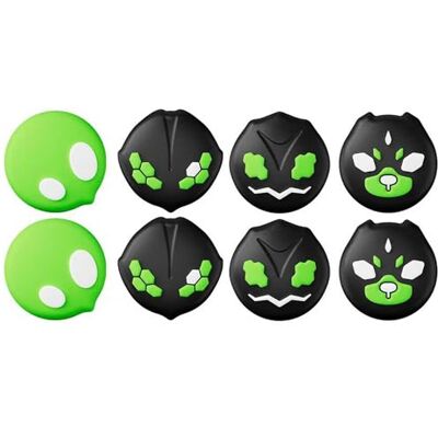MatoSan 8 duimdoppen, accessoires voor schakelaar 2, ergonomische doppen voor betere grip en precisie, duimdoppen voor controller (versie 17) MatoSan 8 duimdoppen, accessoires voor schakelaar 2, ergonomische doppen voor betere grip en precisie, duimdoppen voor controller (versie 17)
