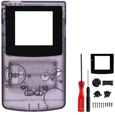 OSTENT Volledige beschermhoes voor Nintendo GBC Gameboy Color Console (lichtpaars) OSTENT Volledige beschermhoes voor Nintendo GBC Gameboy Color Console (lichtpaars)