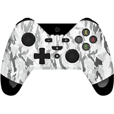 Gioteck WX4 Camouflage Draadloze Controller voor Nintendo Switch, Switch Pro Bluetooth Gamepad Joystick voor Nintendo Switch, PS3, PC Motion & Vibration support Ergonomisch design & oplaadbaar batterij Gioteck WX4 Camouflage Draadloze Controller voor Nintendo Switch, Switch Pro Bluetooth Gamepad Joystick voor Nintendo Switch, PS3, PC Motion & Vibration support Ergonomisch design & oplaadbaar batterij