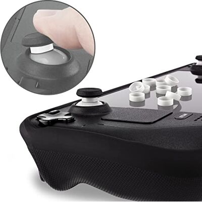 Epessa 10 stuks joystick beschermers voor Steam Deck, elastische siliconen beschermhoes, compatibel met Steam Deck, Xbox, PS4 of PS5 Epessa 10 stuks joystick beschermers voor Steam Deck, elastische siliconen beschermhoes, compatibel met Steam Deck, Xbox, PS4 of PS5
