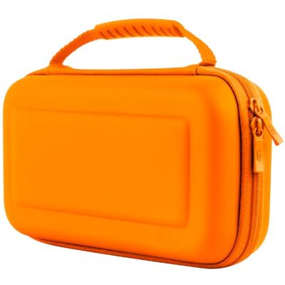 Orzly Draagtas compatibel met Nintendo Switch en nieuwe OLED Switch console draagbare en beschermende reisdraagtas oranje met tassen voor accessoires en games Orzly Draagtas compatibel met Nintendo Switch en nieuwe OLED Switch console draagbare en beschermende reisdraagtas oranje met tassen voor accessoires en games