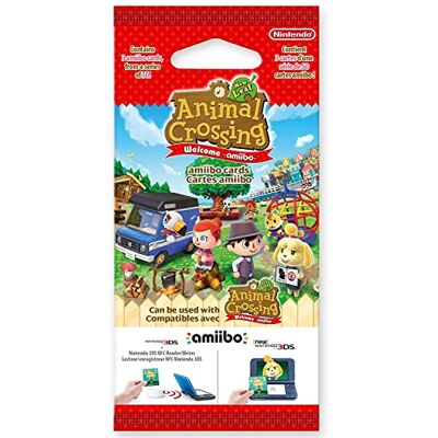 Nintendo Pakket van 3 kaarten "Animal Crossing" New Leaf Welcome Amiibo Nintendo Pakket van 3 kaarten "Animal Crossing" New Leaf Welcome Amiibo