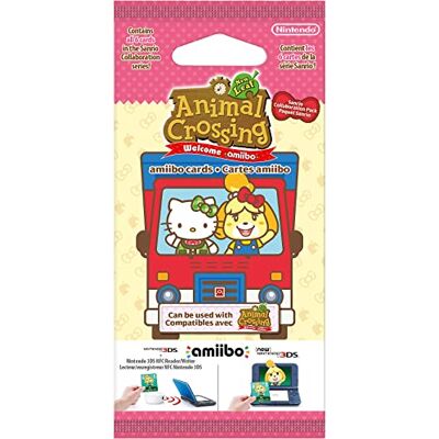 Nintendo Animal Crossing: New Leaf – Welcome Amiibo – Sanrio Collaboration Pack – Amiibo 6 Card Pack (Multi) Nintendo Animal Crossing: New Leaf – Welcome Amiibo – Sanrio Collaboration Pack – Amiibo 6 Card Pack (Multi)