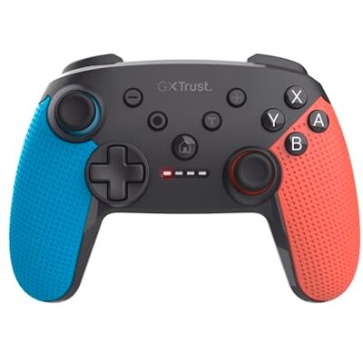 GXTrust Muta Wireless Switch Controller met Bluetooth, blauw/rood GXTrust Muta Wireless Switch Controller met Bluetooth, blauw/rood