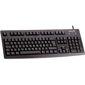 CHERRY G83-6105, Duitse lay-out, QWERTZ-toetsenbord, bedraad toetsenbord, aangenaam zacht, compact, duurzaam, recyclebaar, zwart CHERRY G83-6105, Duitse lay-out, QWERTZ-toetsenbord, bedraad toetsenbord, aangenaam zacht, compact, duurzaam, recyclebaar, zwart