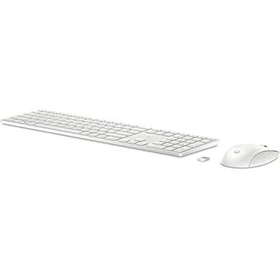 HP 650 draadloos toetsenbord en muis met 2,4 GHz USB-A-dongle, 20 programmeerbare toetsen, verstelbare poten met 6 graden helling, numeriek toetsenbord, muis tot 4000 dpi aanpasbaar HP 650 draadloos toetsenbord en muis met 2,4 GHz USB-A-dongle, 20 programmeerbare toetsen, verstelbare poten met 6 graden helling, numeriek toetsenbord, muis tot 4000 dpi aanpasbaar