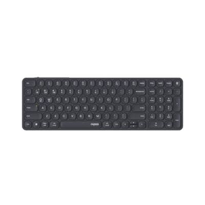 Rapoo Draadloos toetsenbord E9710M QWERTZ Bluetooth voor PC Mac Aluminium draadloos toetsenbord voor meerdere apparaten computer oplaadbaar donkergrijs Rapoo Draadloos toetsenbord E9710M QWERTZ Bluetooth voor PC Mac Aluminium draadloos toetsenbord voor meerdere apparaten computer oplaadbaar donkergrijs