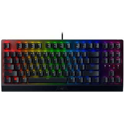 Razer Black Widow V3 Tenkeyless VS Engels QWERTY-usb-toetsenbord, zwart Razer Black Widow V3 Tenkeyless VS Engels QWERTY-usb-toetsenbord, zwart