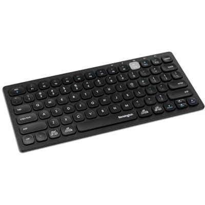 Kensington Compact Multi-Device Dual Wireless toetsenbord & nano-USB-ontvanger, Duitse QWERTZ-lay-out Kensington Compact Multi-Device Dual Wireless toetsenbord & nano-USB-ontvanger, Duitse QWERTZ-lay-out