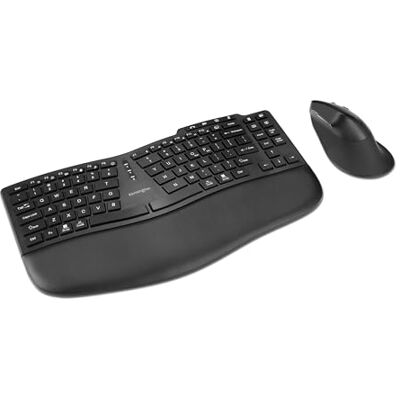 Kensington Pro Fit Ergo KM675 EQ draadloos toetsenbord en muis, TKL-toetsenbord, oplaadbaar split-toetsenbord, ergonomisch, Bluetooth en verbinding met maximaal 3 apparaten, programmeerbare toetsen, Kensington Pro Fit Ergo KM675 EQ draadloos toetsenbord en muis, TKL-toetsenbord, oplaadbaar split-toetsenbord, ergonomisch, Bluetooth en verbinding met maximaal 3 apparaten, programmeerbare toetsen,