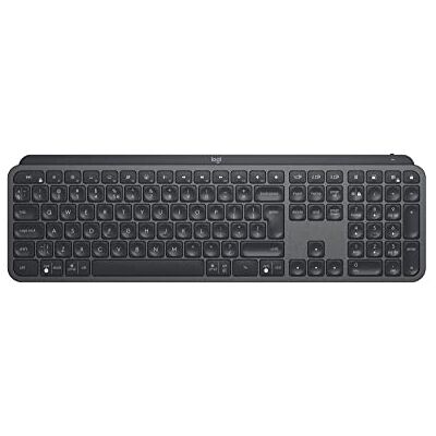 Logitech MX Keys for Business draadloos toetsenbord met achtergrondverlichting, stille Perfect Stroke-toetsen, Logi Bolt-technologie, Bluetooth, oplaadbaar, Windows/Mac/Chrome/Linux, Italiaans QWERTY, grijs Logitech MX Keys for Business draadloos toetsenbord met achtergrondverlichting, stille Perfect Stroke-toetsen, Logi Bolt-technologie, Bluetooth, oplaadbaar, Windows/Mac/Chrome/Linux, Italiaans QWERTY, grijs