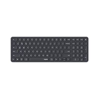 Rapoo E9310M draadloos toetsenbord tot 12 maanden batterijduur, plat, aluminium, Duits design, QWERTZ PC & Mac, zwart Rapoo E9310M draadloos toetsenbord tot 12 maanden batterijduur, plat, aluminium, Duits design, QWERTZ PC & Mac, zwart