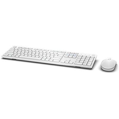 Dell draadloos multimedia toetsenbord en muis KM636 Frans (AZERTY) wit Dell draadloos multimedia toetsenbord en muis KM636 Frans (AZERTY) wit
