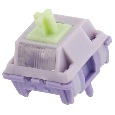 EPOMAKER Wisteria 35 stuks 39 gf mechanische toetsenbordschakelaars, lineaire schakelaars, 5-pins in de fabriek Lubed met POM PTFE staaf, lichtdiffuser, compatibel met MX keycaps voor EPOMAKER Wisteria 35 stuks 39 gf mechanische toetsenbordschakelaars, lineaire schakelaars, 5-pins in de fabriek Lubed met POM PTFE staaf, lichtdiffuser, compatibel met MX keycaps voor