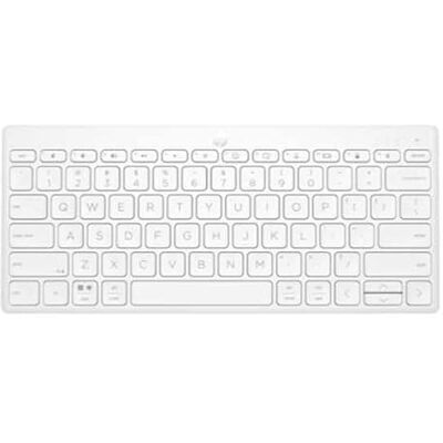 HP 350 Compact draadloos toetsenbord voor meerdere apparaten (Bluetooth 5.2, Windows, macOS, iPadOS, Chrome OS, Android, iOS) Qwerty wit HP 350 Compact draadloos toetsenbord voor meerdere apparaten (Bluetooth 5.2, Windows, macOS, iPadOS, Chrome OS, Android, iOS) Qwerty wit