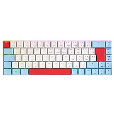 CHERRY MX-LP 2.1 Compact Wireless, compact draadloos gamingtoetsenbord met 68 toetsen, Franse lay-out (AZERTY), RGB-achtergrondverlichting, MX Low Profile Speed mechanische schakelaars, wit CHERRY MX-LP 2.1 Compact Wireless, compact draadloos gamingtoetsenbord met 68 toetsen, Franse lay-out (AZERTY), RGB-achtergrondverlichting, MX Low Profile Speed mechanische schakelaars, wit