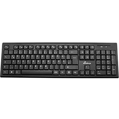 MediaRange QWERTZ MROS111 draadloos toetsenbord zwart MediaRange QWERTZ MROS111 draadloos toetsenbord zwart