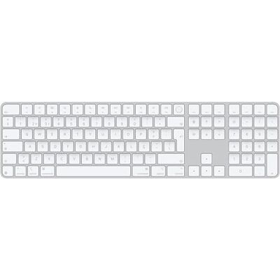 Apple Magic-toetsenbord met aanraak-ID en numeriek toetsenblok voor Macs met Chip, Portugees, witte toetsen Apple Magic-toetsenbord met aanraak-ID en numeriek toetsenblok voor Macs met Chip, Portugees, witte toetsen