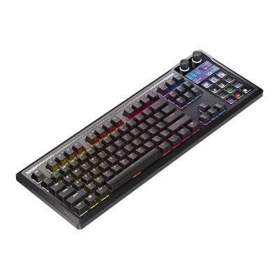 Corsair GALLEON 100 SD RGB mechanisch gamingtoetsenbord, bekabeld, QWERTY UK, Elgato Stream Deck geïntegreerd, MLX Pulse Thocky Hotswappable PBT Double-Shot, FlashTap SOCD, 8000 Hz zwart Corsair GALLEON 100 SD RGB mechanisch gamingtoetsenbord, bekabeld, QWERTY UK, Elgato Stream Deck geïntegreerd, MLX Pulse Thocky Hotswappable PBT Double-Shot, FlashTap SOCD, 8000 Hz zwart