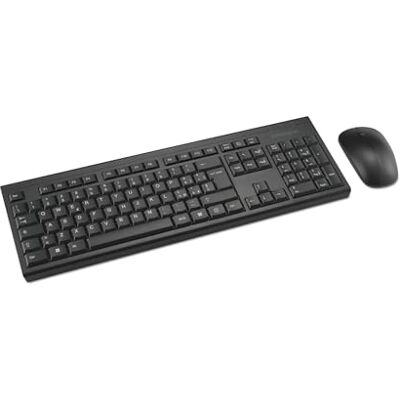 Kensington KM150 EQ Draadloze desktopset, compatibel met Windows en MacOS, volledig QWERTY-toetsenbord en Quite-Click-muis, bestaande uit 63% gerecycled materiaal na consumptie* (K75562UK) Kensington KM150 EQ Draadloze desktopset, compatibel met Windows en MacOS, volledig QWERTY-toetsenbord en Quite-Click-muis, bestaande uit 63% gerecycled materiaal na consumptie* (K75562UK)