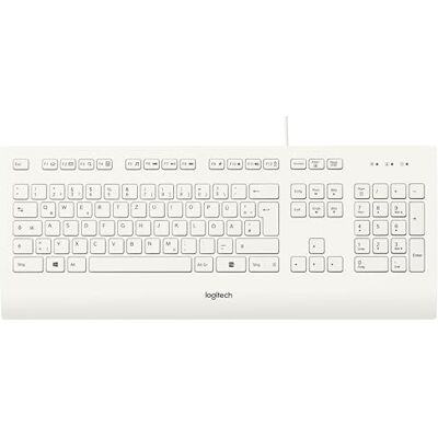 Logitech K280e Pro Bedraad Business Toetsenbord voor Windows, Linux en Chrome, USB-aansluiting, polssteun, spatwaterdicht, PC/Laptop (wit) Clavier QWERTZ Allemand Blanc Logitech K280e Pro Bedraad Business Toetsenbord voor Windows, Linux en Chrome, USB-aansluiting, polssteun, spatwaterdicht, PC/Laptop (wit) Clavier QWERTZ Allemand Blanc