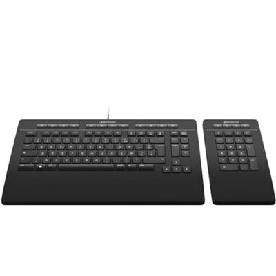 3Dconnexion Pro toetsenbord met nummer pad, US International (QWERTY) 3Dconnexion Pro toetsenbord met nummer pad, US International (QWERTY)