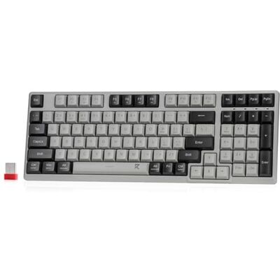 Redragon BK7114 98 toetsen Laag Profiel Computer Toetsenbord Dunne Schaar Mechanisch Toetsenbord voor Desktop PC met 2.4G BT Aansluiting Stille Touch Touch Redragon BK7114 98 toetsen Laag Profiel Computer Toetsenbord Dunne Schaar Mechanisch Toetsenbord voor Desktop PC met 2.4G BT Aansluiting Stille Touch Touch