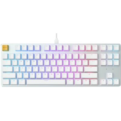GLORIOUS Gaming GMMK TKL (85%), mechanisch gamingtoetsenbord, Gateron Brown schakelaars (touch), doubleshot-doppen, RGB, hot-swappable en aanpasbaar, TKL, Amerikaanse QWERTY-lay-out, wit GLORIOUS Gaming GMMK TKL (85%), mechanisch gamingtoetsenbord, Gateron Brown schakelaars (touch), doubleshot-doppen, RGB, hot-swappable en aanpasbaar, TKL, Amerikaanse QWERTY-lay-out, wit