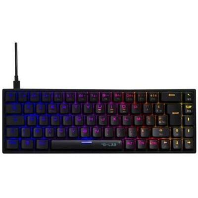 THE G-LAB Keyz Titanium WL Draadloos mechanisch toetsenbord 65% QWERTY met Ñ Draadloos gamingtoetsenbord Switch rood, RGB 100% aanpasbaar, programmeerbare macro's PC, PS4, PS5, Xbox wit THE G-LAB Keyz Titanium WL Draadloos mechanisch toetsenbord 65% QWERTY met Ñ Draadloos gamingtoetsenbord Switch rood, RGB 100% aanpasbaar, programmeerbare macro's PC, PS4, PS5, Xbox wit