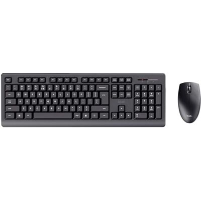 Trust Premier Set draadloos Italiaans QWERTY toetsenbord en muis, toetsen met laag profiel, unieke USB-ontvanger, morsbestendig, muis voor beide handen, draadloze kit voor Mac Windows laptop zwart Trust Premier Set draadloos Italiaans QWERTY toetsenbord en muis, toetsen met laag profiel, unieke USB-ontvanger, morsbestendig, muis voor beide handen, draadloze kit voor Mac Windows laptop zwart