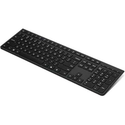 Lenovo Professioneel toetsenbord, volledige grootte, draadloos, 2,4 GHz, Bluetooth, QWERTZ, Duits, grijs, bruine doos Lenovo Professioneel toetsenbord, volledige grootte, draadloos, 2,4 GHz, Bluetooth, QWERTZ, Duits, grijs, bruine doos