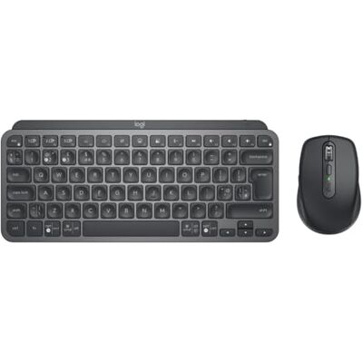 Logitech MX Keys Mini-combo voor compact draadloos toetsenbord en muis, Logi Bolt Technology, Bluetooth, Windows/Mac/Chrome/Linux, grijs Logitech MX Keys Mini-combo voor compact draadloos toetsenbord en muis, Logi Bolt Technology, Bluetooth, Windows/Mac/Chrome/Linux, grijs