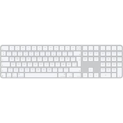 Apple Magic-toetsenbord met touch-ID en numeriek toetsenblok voor Macs met chip Deens witte toetsen Apple Magic-toetsenbord met touch-ID en numeriek toetsenblok voor Macs met chip Deens witte toetsen