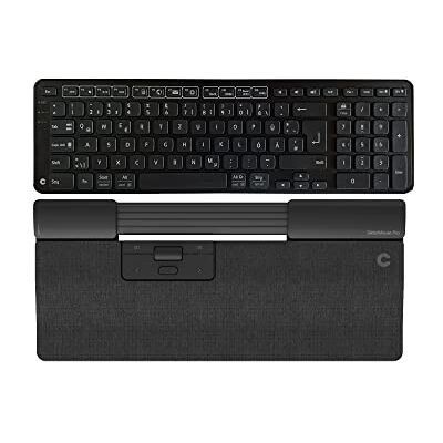 Contour SliderMouse Pro Regular Dark Grey + Balance Keyboard BK Draadloos Duitse versie Contour SliderMouse Pro Regular Dark Grey + Balance Keyboard BK Draadloos Duitse versie