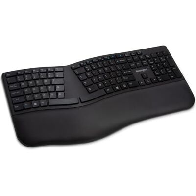 Kensington Pro Fit Ergo FR-toetsenbord (draadloos, USB, QWERTZ) zwart Kensington Pro Fit Ergo FR-toetsenbord (draadloos, USB, QWERTZ) zwart