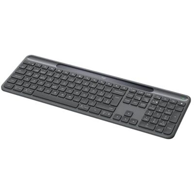 Logitech Signature Slim Solar+ K980 for Business, clavier sans fil, frappe silencieuse, récepteur sécurisé, Bluetooth, Windows, Mac Graphite QWERTZ Logitech Signature Slim Solar+ K980 for Business, clavier sans fil, frappe silencieuse, récepteur sécurisé, Bluetooth, Windows, Mac Graphite QWERTZ