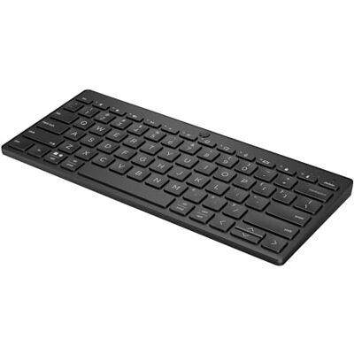 HP 350 Compact draadloos toetsenbord voor meerdere apparaten (Bluetooth 5.2, Windows, macOS, iPadOS, Chrome OS, Android, iOS) Qwerty Spaans, kleur zwart HP 350 Compact draadloos toetsenbord voor meerdere apparaten (Bluetooth 5.2, Windows, macOS, iPadOS, Chrome OS, Android, iOS) Qwerty Spaans, kleur zwart