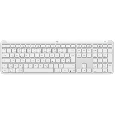 Logitech Signature Slim K950, draadloos toetsenbord, wit, Duits QWERTZ-toetsenbord Logitech Signature Slim K950, draadloos toetsenbord, wit, Duits QWERTZ-toetsenbord