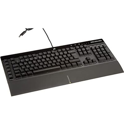 Corsair K55 RGB Pro USB QWERTZ toetsenbord Duits zwart Corsair K55 RGB Pro USB QWERTZ toetsenbord Duits zwart