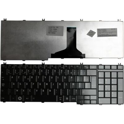 Power4Laptops Keyboards4Laptops Frans toetsenbord, zwart, glanzend, vervanging voor laptop, compatibel met Toshiba Satellite C660-14K Power4Laptops Keyboards4Laptops Frans toetsenbord, zwart, glanzend, vervanging voor laptop, compatibel met Toshiba Satellite C660-14K